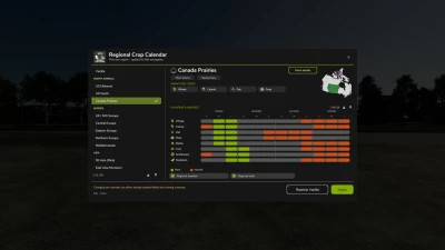Regional Crop Calendar v1.0.0.0