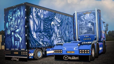 Scania Danger-Land R620 + Trailer v1.60