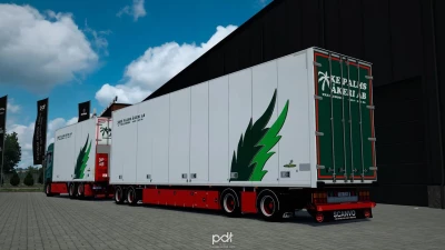 Scania R520 KE Palms Akeri AB + Trailer v14 1.60