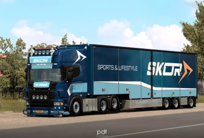 Scania R560 + Trailer "SKOR" v2 1.60