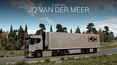 Scania R650 + Trailer "JQ van der Meer" v12 1.60