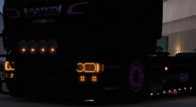 Scania RJL Orange Lights Pack v1.60