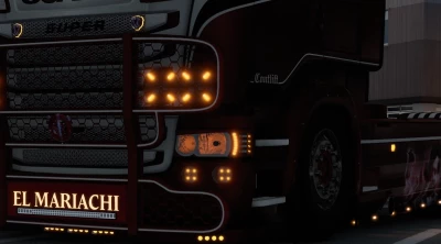 Scania RJL Orange Lights Pack v1.60