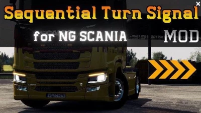 Sequential Turn Signal for Scania NG v1.60