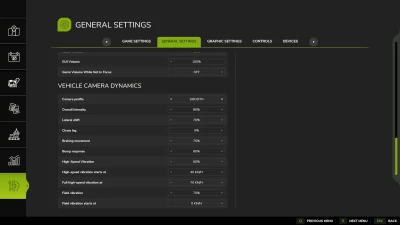 Vehicle Camera Dynamics v1.0.0.0