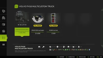 VOLVO FH16 MULTICUSTOM TRUCK v1.0.0.3