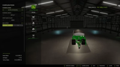 Adjustable working-width configuration v1.0.0.0