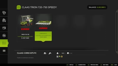 CLAAS TRION 720-750 Speedy 1.9.0.0