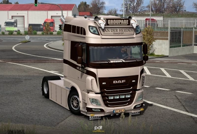 DAF XF 106 480 + Trailer Van der Heijden v1.0 1.60