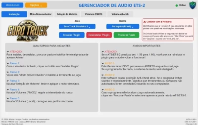 ETS2/ATS Audio Manager v3.9