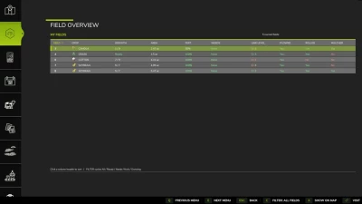 Field Overview v1.0.0.0
