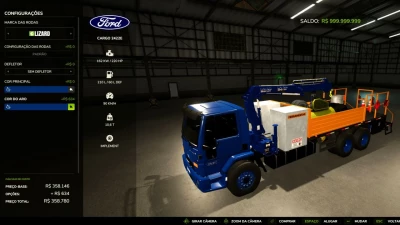 Ford Cargo Truck with Knuckle-Boom Crane v1.0.0.0