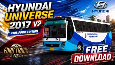 HYUNDAI UNIVERSE 2017 V2 ETS2 1.60
