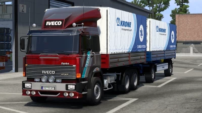Iveco 190-38 Special + Krone Trailer v1.60
