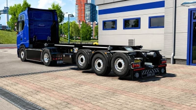 Lift Axle for SCS & Kässbohrer Container Trailer v1.2 1.60