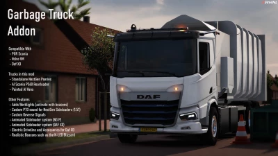 Mega Garbage Truck Addon v1.60