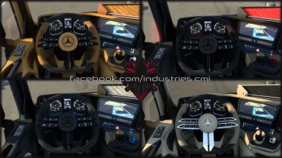 Mercedes-Benz Actros MP4 Interior Pack v1.6 1.60