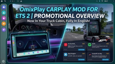 OmixPlay UI Carplay Youtube Spotify