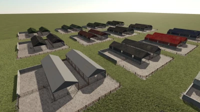 Pack Of Large Cattle Sheds v1.0.0.0