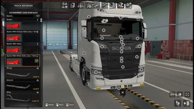 Painted Bumperspoiler For Scania Next Gen S/R v1.60