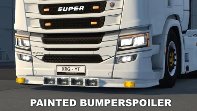 Painted Bumperspoiler For Scania Next Gen S/R v1.60