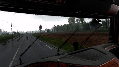 Photo Realistic Rain v2.0 ets2 1.60x