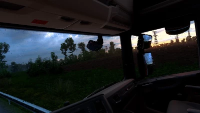 Photo Realistic Rain v2.0 ets2 1.60x