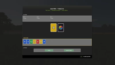 Quatro The Card Game v1.0.0.0