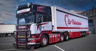 Scania 6 Series R500-V8 & Trailer v1.60