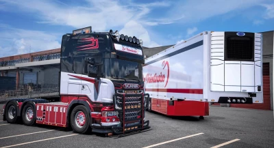 Scania 6 Series R500-V8 & Trailer v1.60