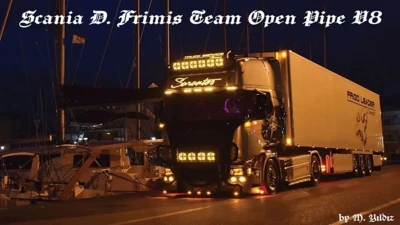 Scania Open Pipe V8 sounds v5.0