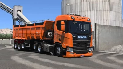 SCANIA R + TRAILE FACHINE 1.60