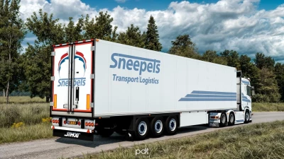 Scania R500 Sneepels Transport + Trailer v14 1.60