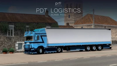 Scania R500 + Trailer PDT Logistics v4.0 1.60
