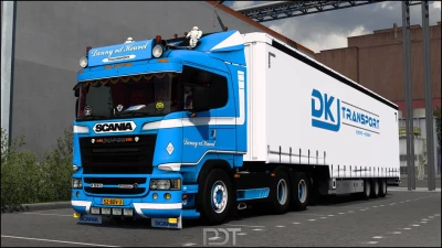 Scania R520 + Trailer "Danny vd Heuvel" v11 1.60
