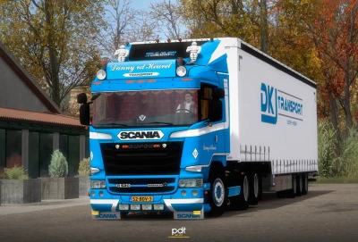 Scania R520 + Trailer "Danny vd Heuvel" v11 1.60