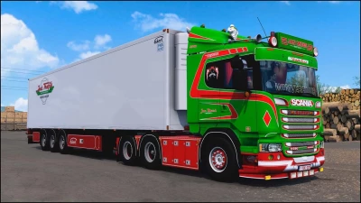 Scania R580 Jan Mues + Trailer v12.0 1.60