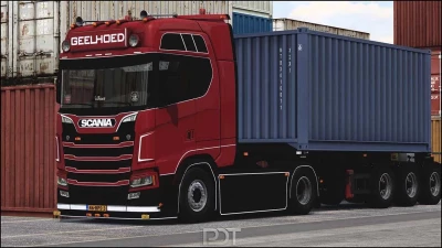 Scania S450 Geelhoed + Trailer v1.60