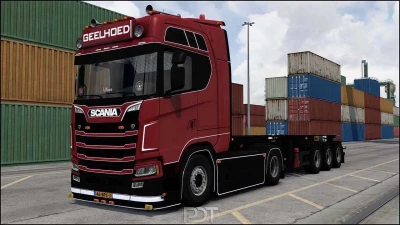 Scania S450 Geelhoed + Trailer v1.60