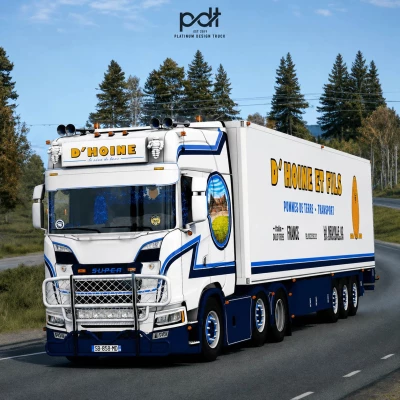 Scania S580 + Trailer "D'Hoine et Fils" v1.0 1.60