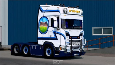 Scania S580 + Trailer "D'Hoine et Fils" v1.0 1.60