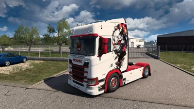 SKIN BAD DOG SCANIA NTG R HIGHROOF v1.0