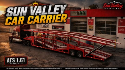 SUN VALLEY CAR CARRIER TRAILER v1.0 ATS 1.60-1.61.x