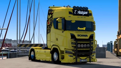 Tanju Akdoğan Scania S540 Pikachu v1.0