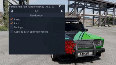 Vehicle And Part Randomizer v4.0
