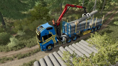 Volvo FH 16 Forestry Z-Crane Semi Pack v1.0.0.4