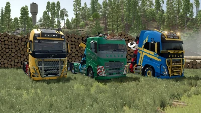 Volvo FH 16 Forestry Z-Crane Semi Pack v1.0.0.4