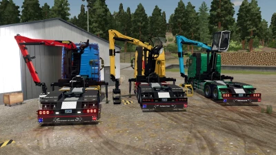 Volvo FH 16 Forestry Z-Crane Semi Pack v1.0.0.4