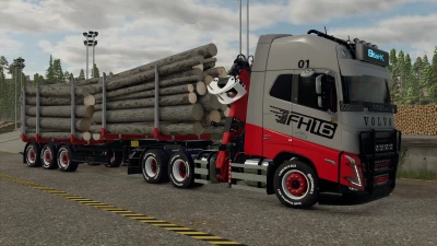 Volvo FH 16 Forestry Z-Crane Semi Pack v1.0.0.4