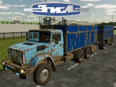 ZiL-4334 & Trailer v1.3